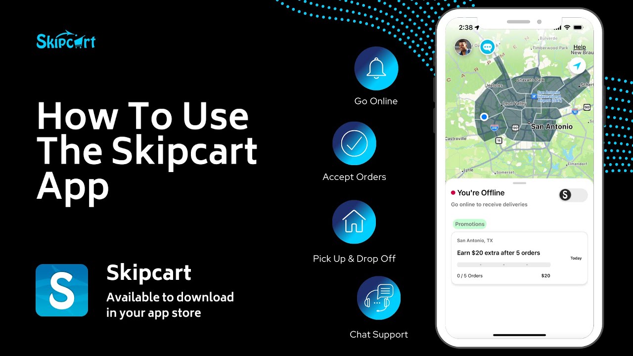 How To Use The Skipcart App