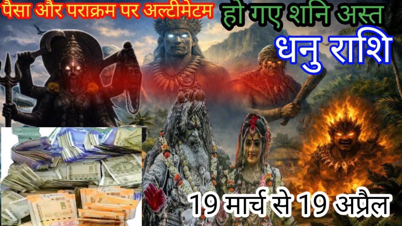 शनि अस्त 18 मार्च से 28 अप्रैल 2026: धनु राशि के लिए उन्नति का पॉजिटिव टाइम #astrology #sagittarius 