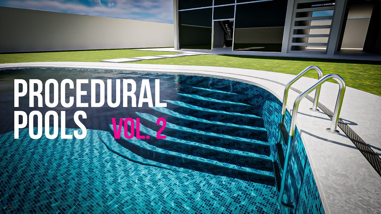 Procedural Pools Vol. 2 - Unreal Engine, Custom shaped swimming pool