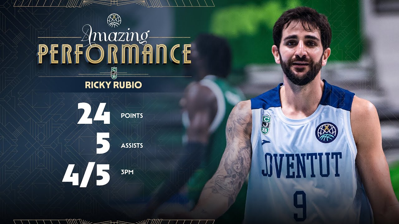 RICKY RUBIO’s Basketball Recital 🎻 | Rubio’s best game in the #BasketballCL so far! ✨