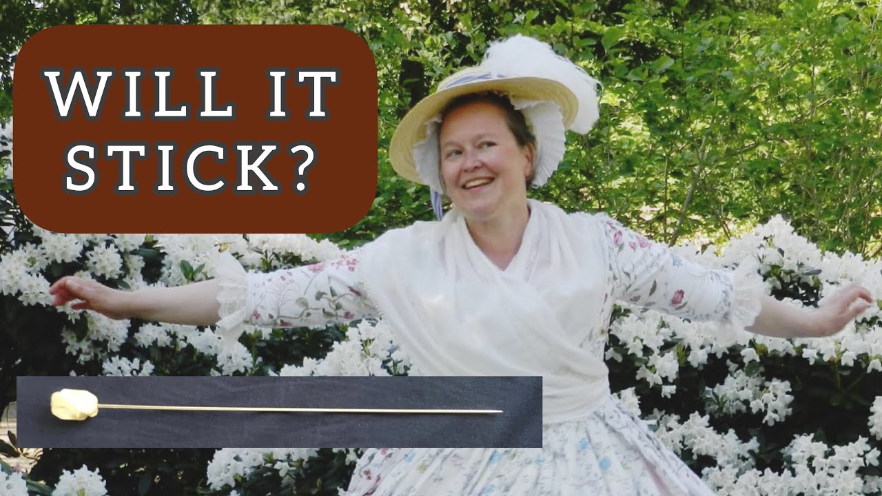 How to Make a Hat Pin of a Knitting Needle