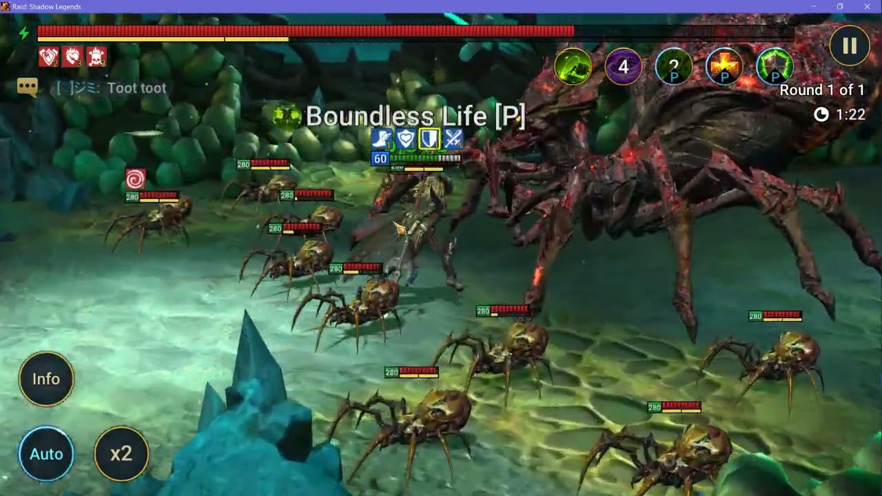 Raid Shadow Legends: (Akoth) Geomancer, Akoth and Magnarr, with Scyl and Brogni