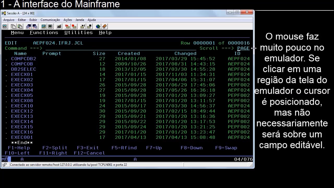 01 Acessando o Mainframe IBM