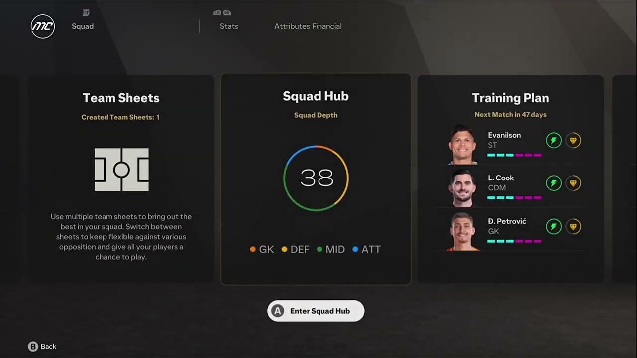 FC25 AFCB Career Mode ep 1 - Signings and sorting out team tactics etc 🍒