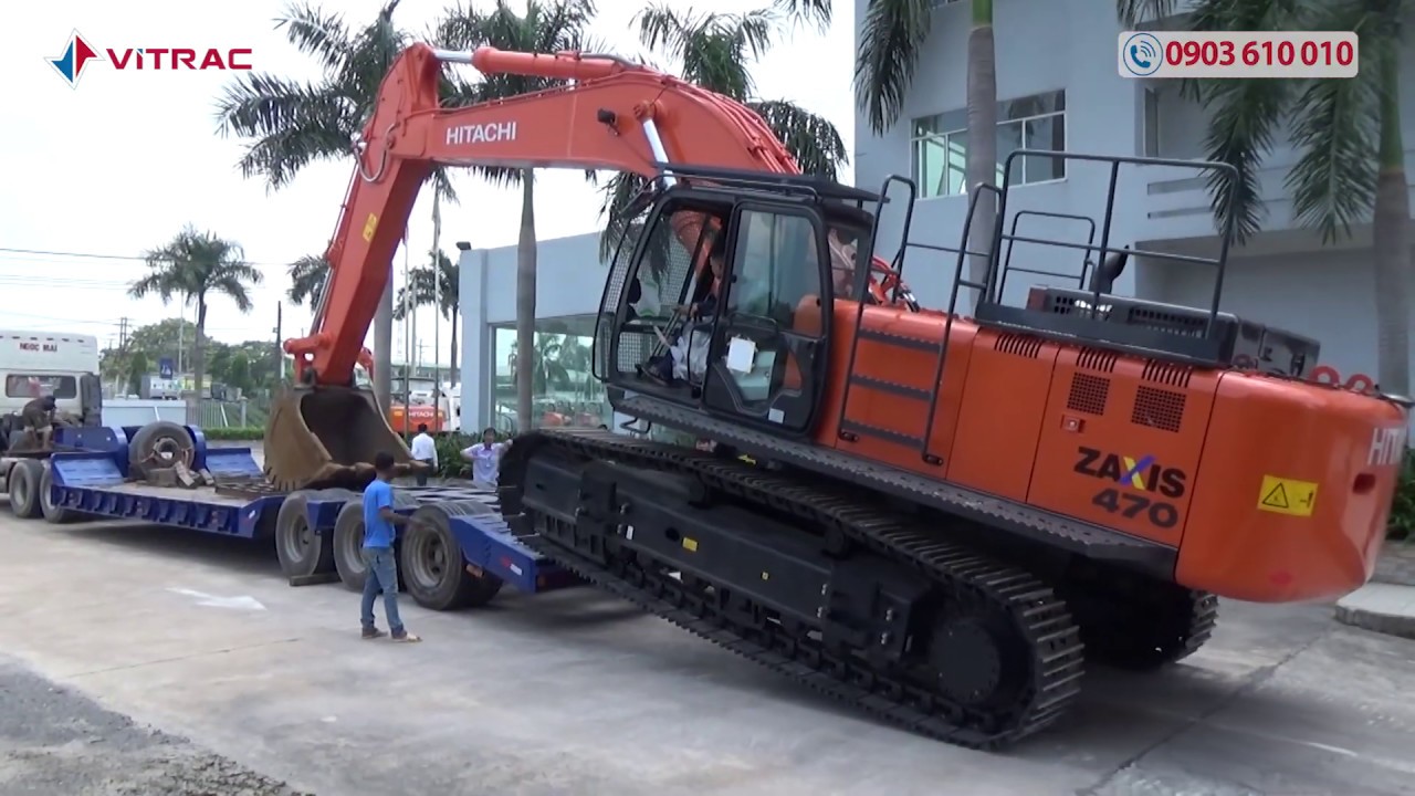 BÀN GIAO XE HITACHI ZX 470 5G