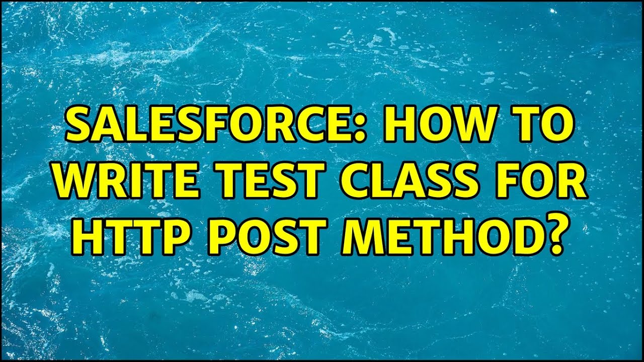 Salesforce: How To Write Test Class for HTTP POST Method?