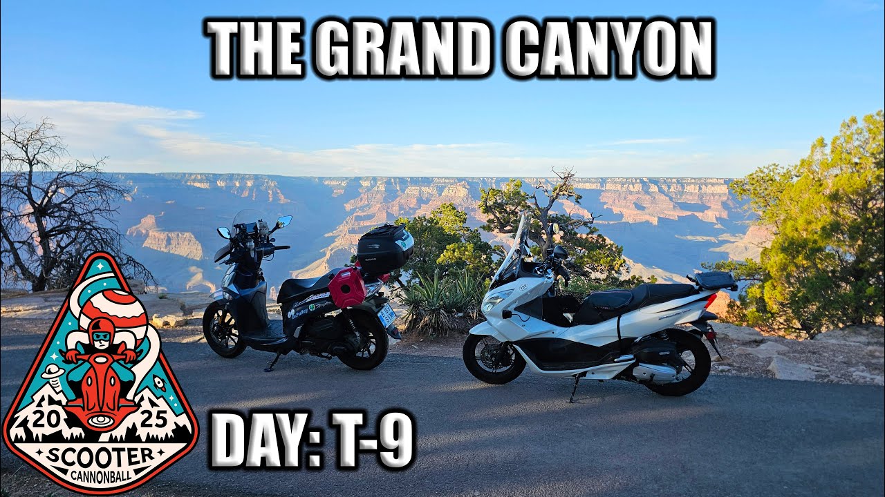 TO THE GRAND CANYON - 2025 Scooter Cannonball - Day T-9