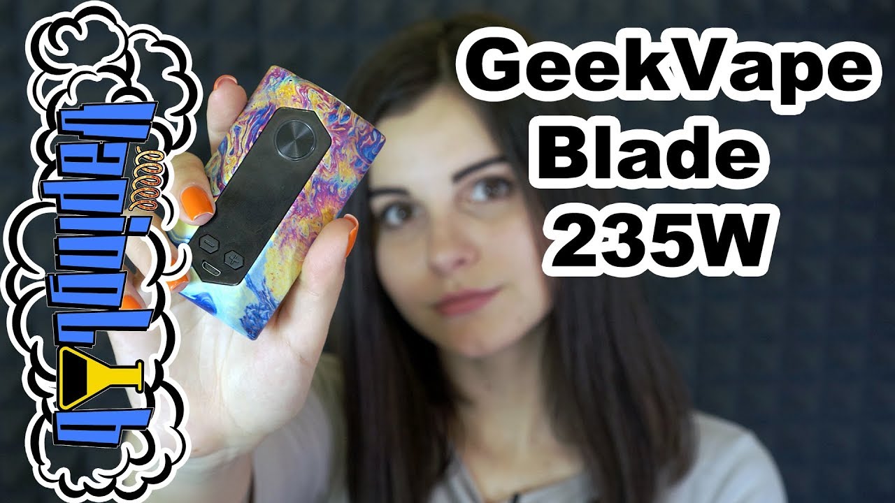 Боксмод GeekVape Blade. Авиационный пластик, 0.05 ом, поддержка 18650, 20700 и 21700