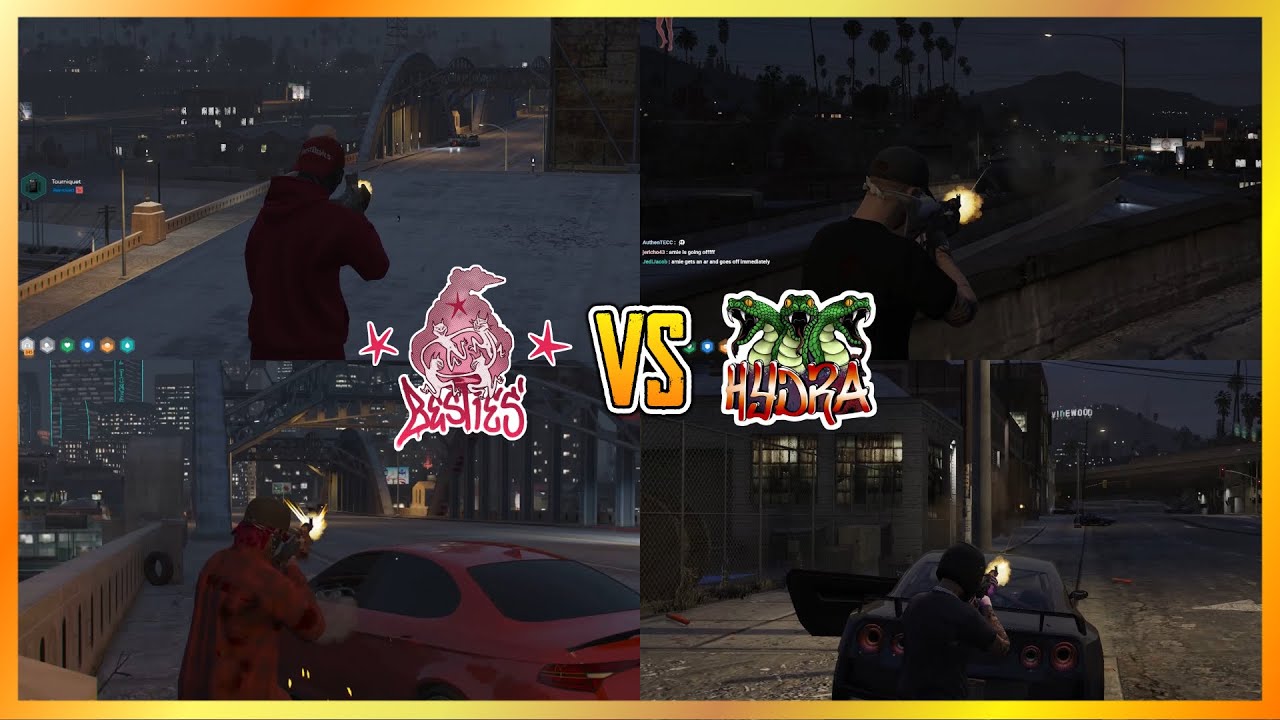 Лучшие друзья против Гидры возле старого Отто (виды с разных ракурсов) | NoPixel 4.0 GTA RP