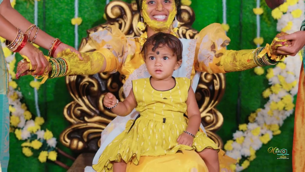 Mangala snanam  Thotla Saanvika haldi ceremony 