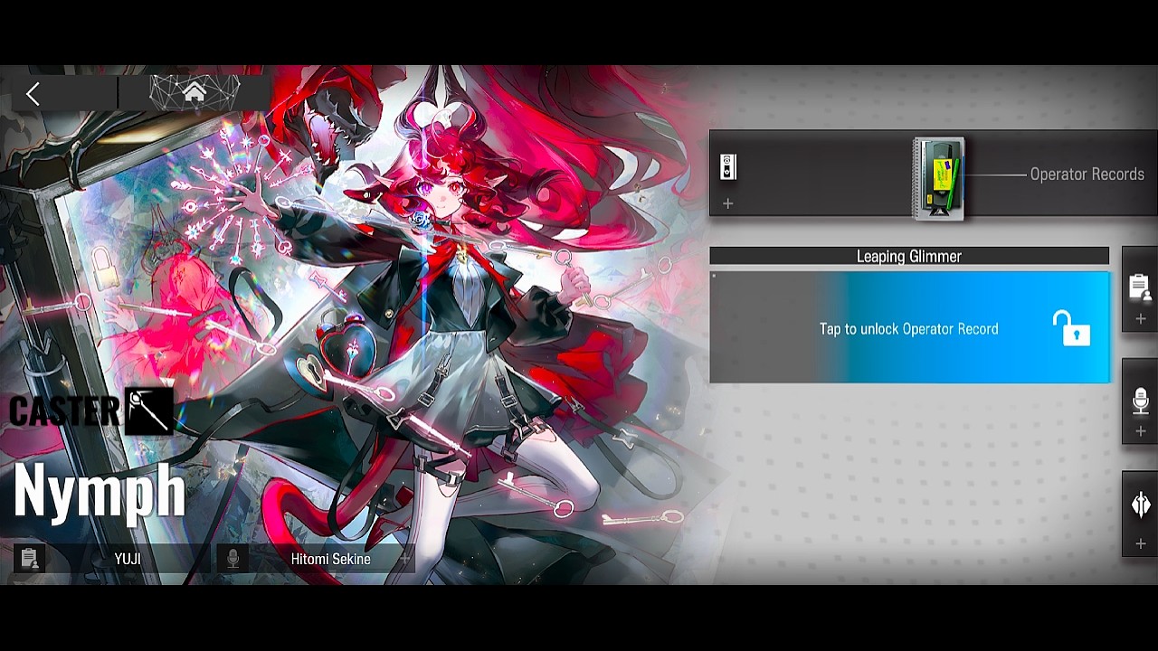 Arknights / Operator Records / Nymph / Leaping Glimmer