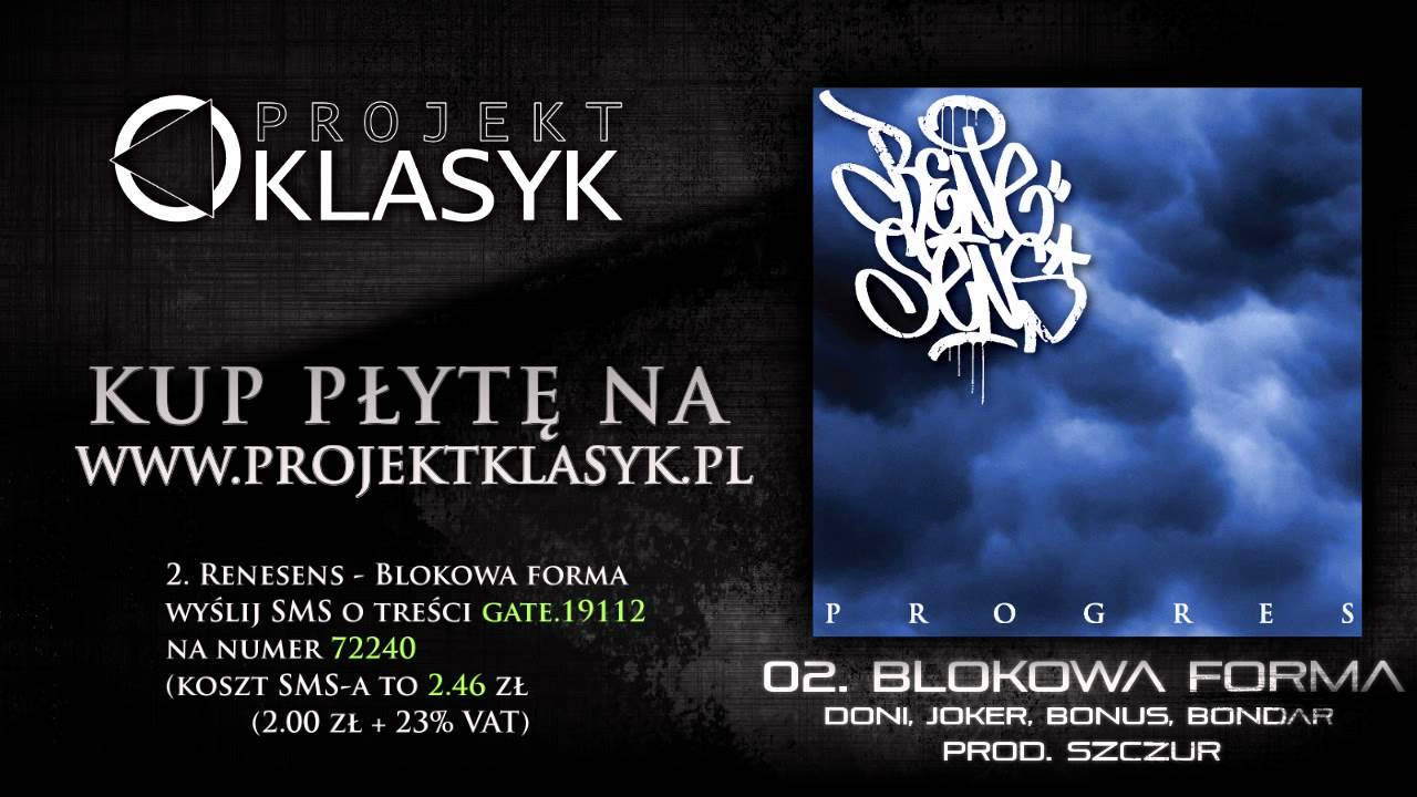 RENESENS&BONUS RPK PROGRES BLOKOWA FORMA (KUP LEGALNIE UTW&Oacute;R W MP 3)
