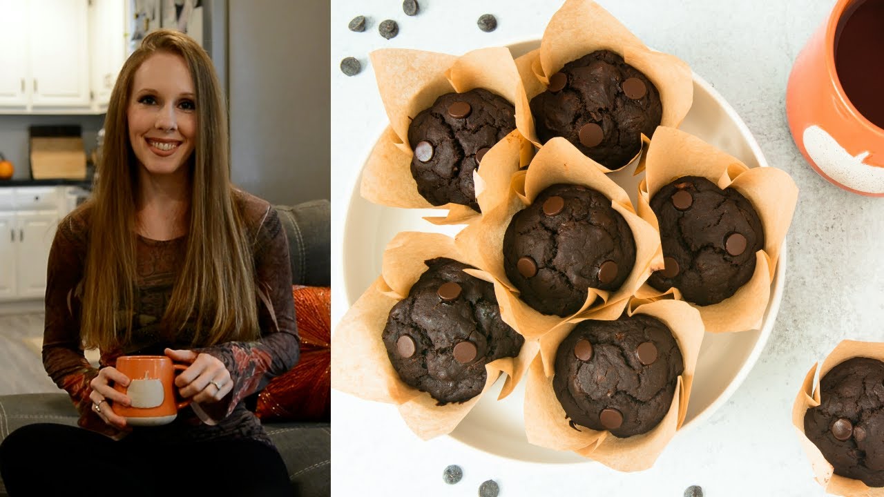 CHOCOLATE CHIP MOCHA MUFFINS - VEGAN