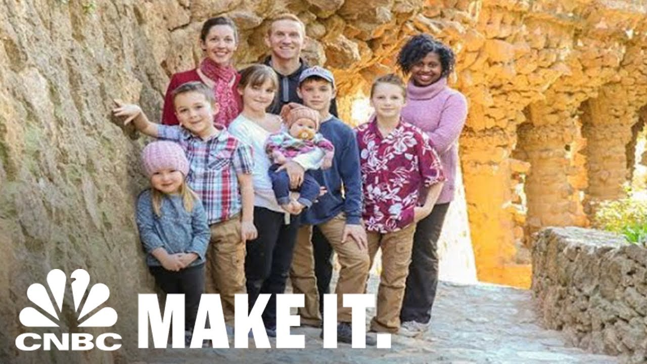 How This Family Of 9 Can Afford To Travel The World Year-Round | CNBC Make It.
