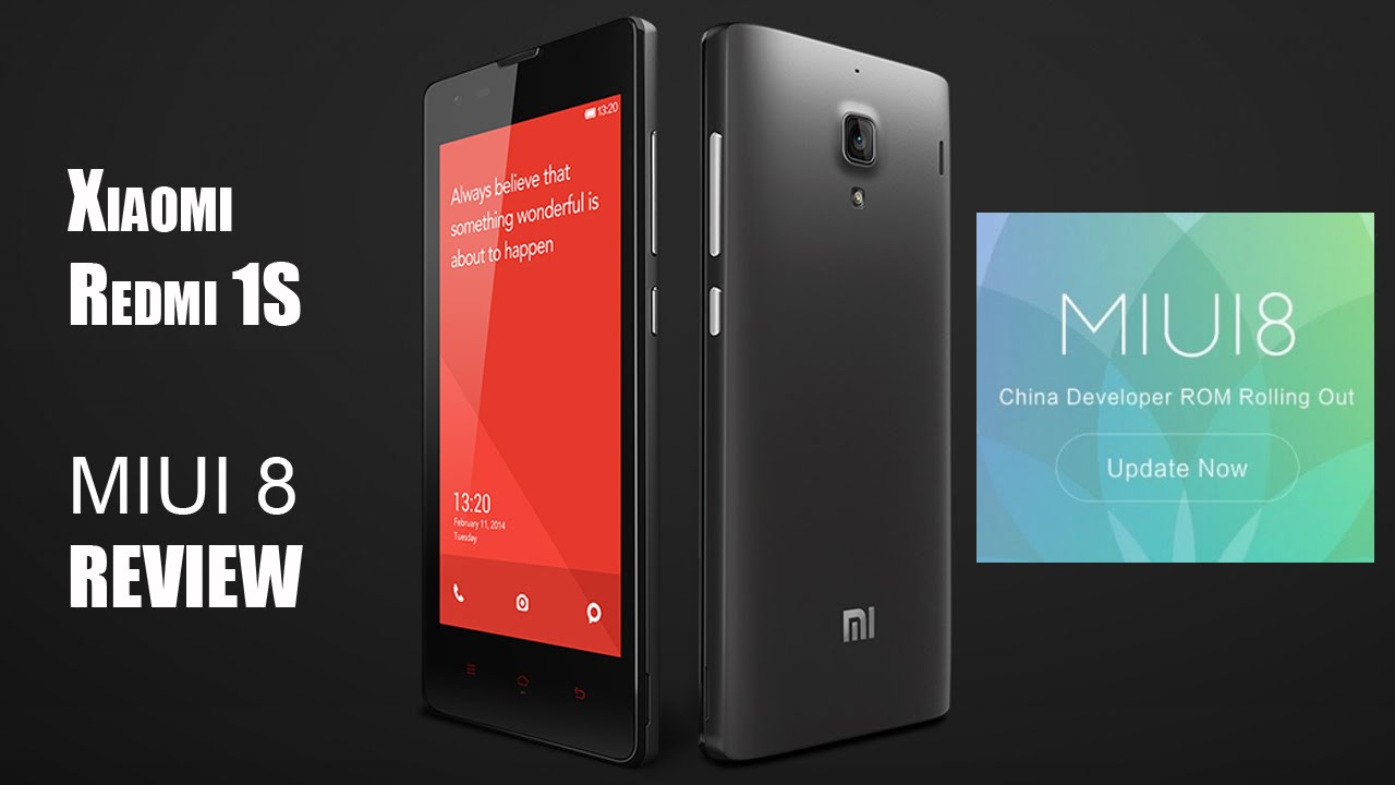 MIUI 8 on Xiaomi Redmi 1S Review