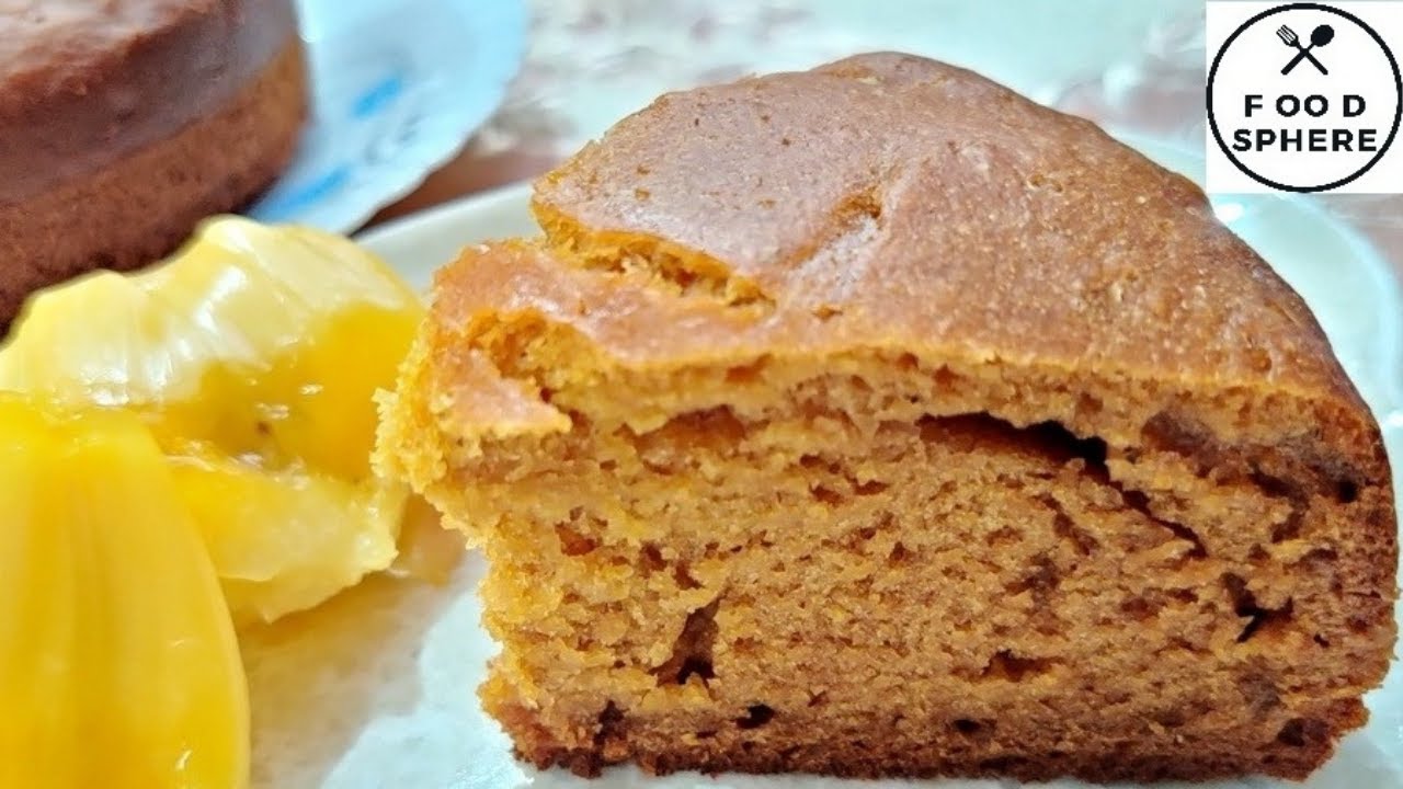 How to make jackfruit cake without oven || Homemade jackfruit fudge cake || Jackfruit chiffon cake