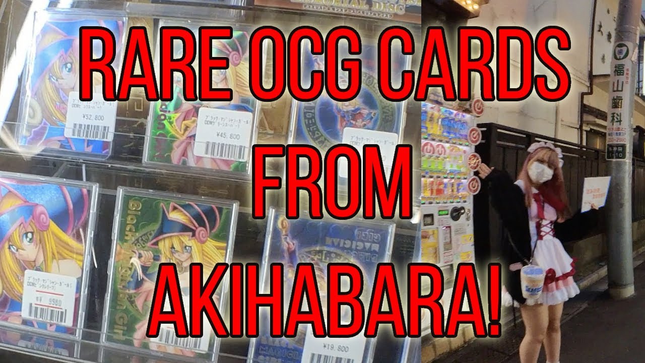 Shopping in Akihabara - I show you the RAREST cards in whole Yugioh *OCG!*