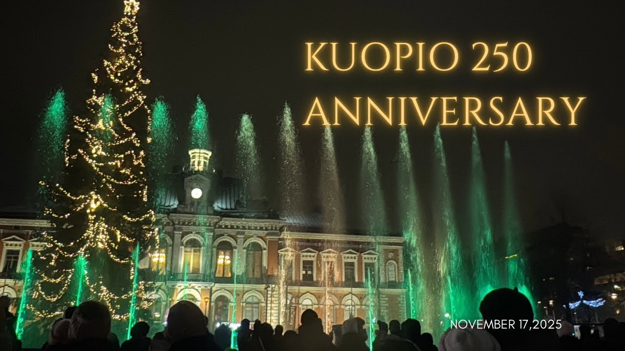 Kuopio’s 250-Year Glow-Up ✨ Lights & Local Vibes!