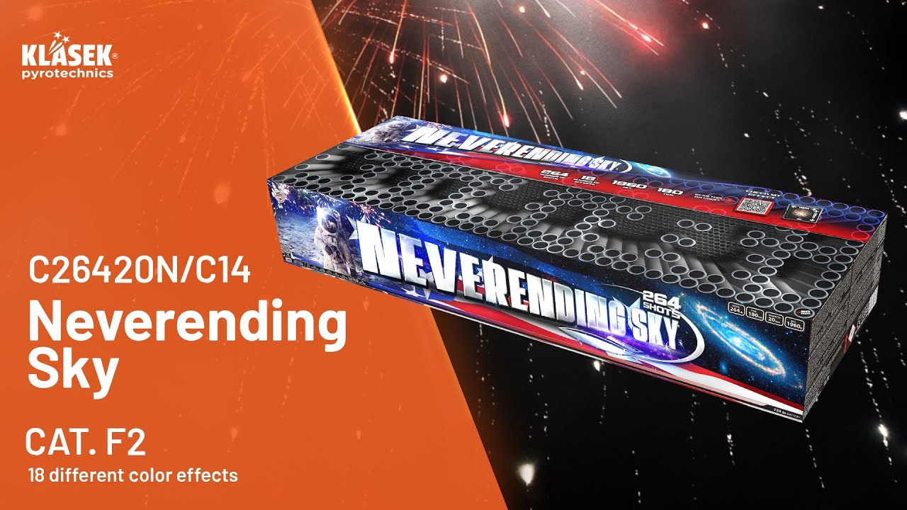 C26420N/C14 Neverending Sky | Klasek pyrotechnics