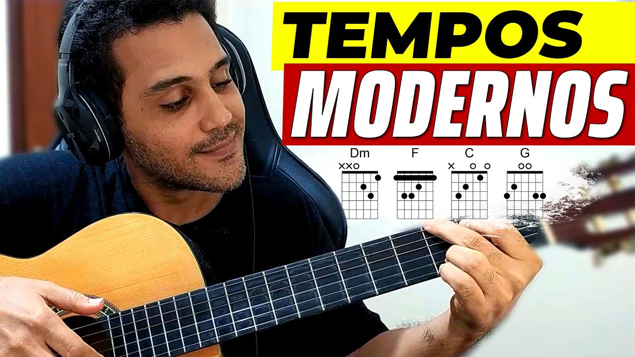 Como Tocar TEMPOS MODERNOS do LULU SANTOS - Siga os Compassos