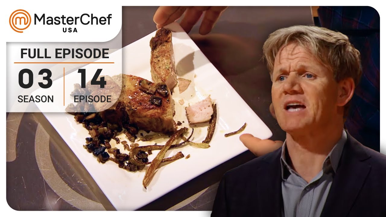 Pork Chop with Celery Ragu Wins Praise | MasterChef USA | Food Show