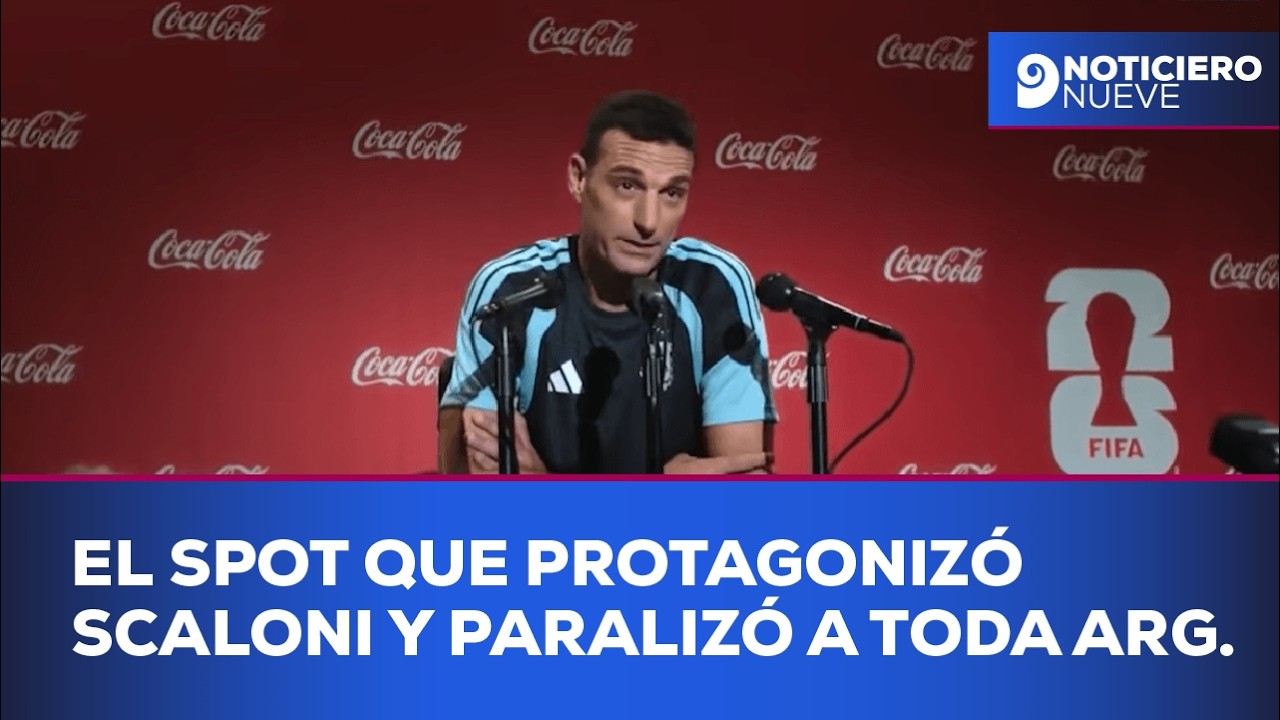 El spot que protagonizó Lionel Scaloni y paralizó a toda Argentina