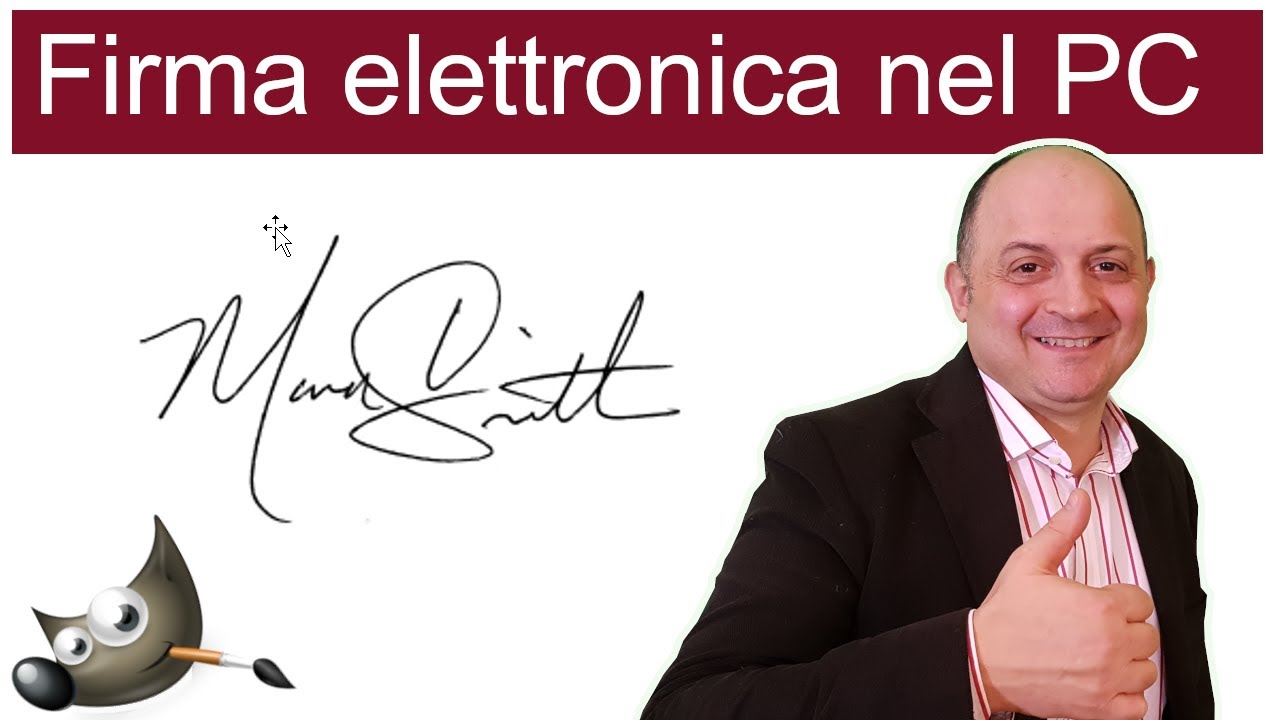 Firmare i documenti con la propria firma 
