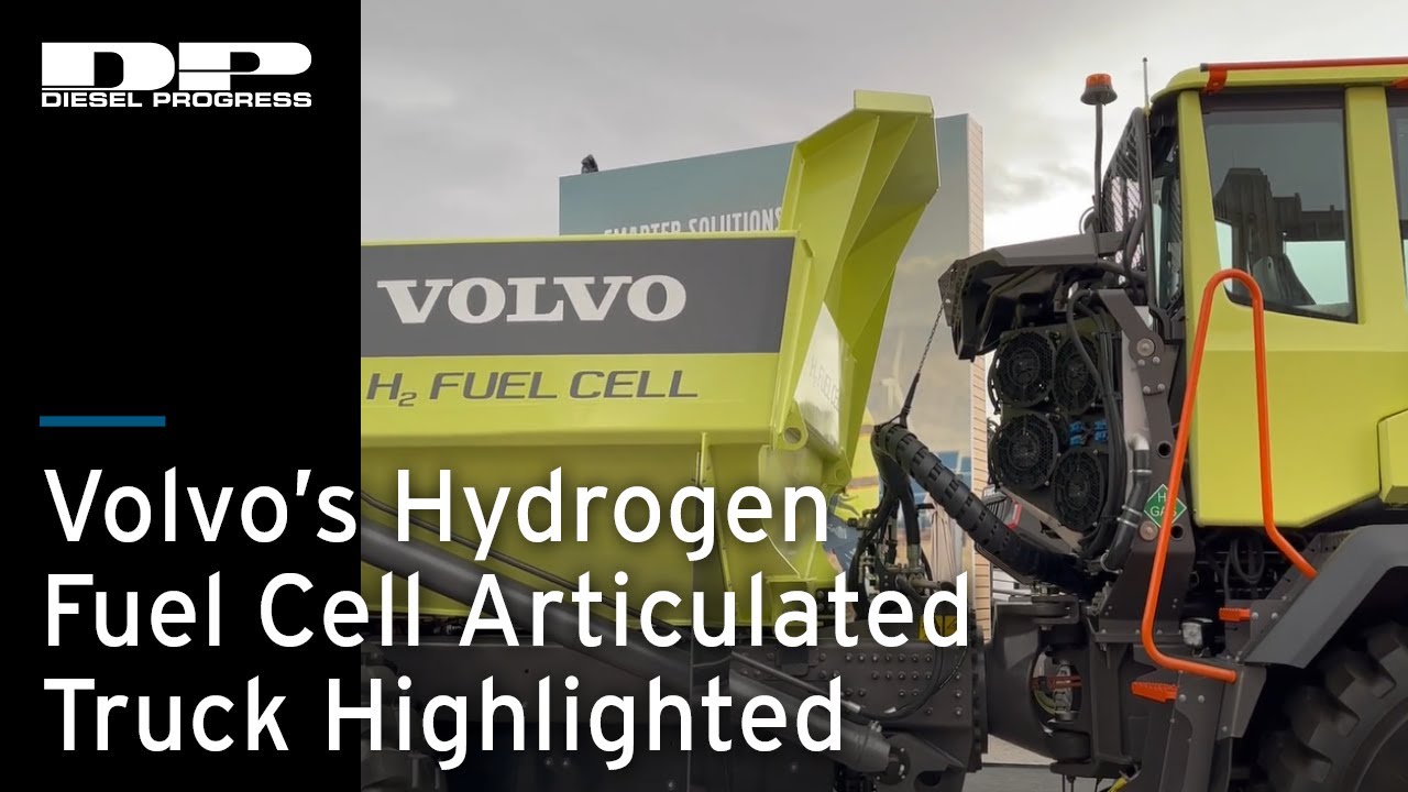 Volvo&rsquo;s Hydrogen Fuel Cell Articulated Truck Highlighted  | Diesel Progress Magazine