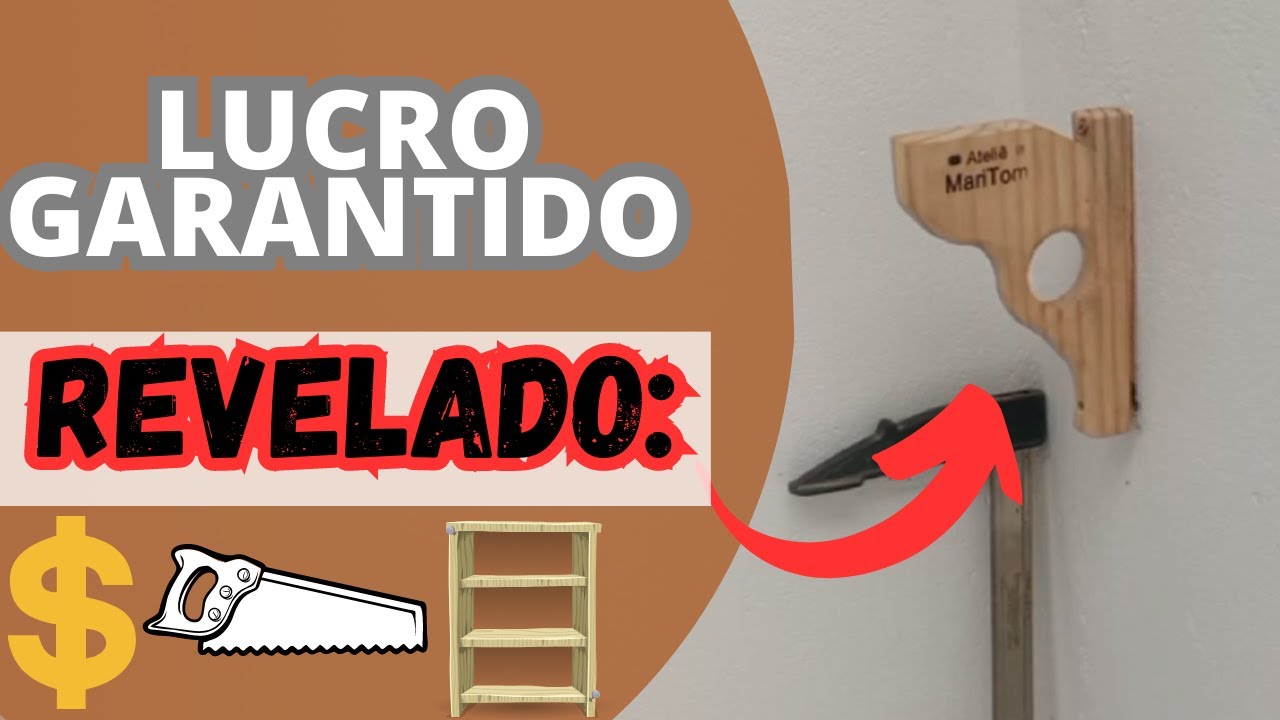 o Segredo para a marcenaria f&aacute;cil. F&Aacute;CIL DE FAZER E DE VENDER - Ideia Brilhante para iniciantes