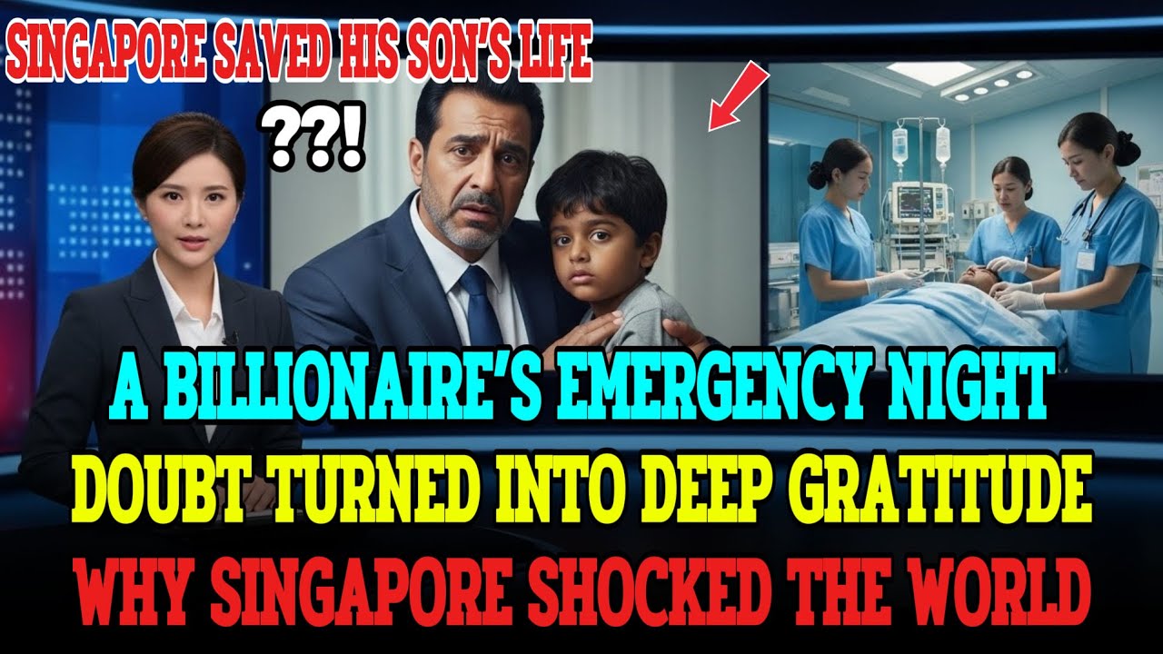 EMERGENCY LANDING IN SINGAPORE SAVES BILLIONAIRE’S SON AND CHANGES A LIFE