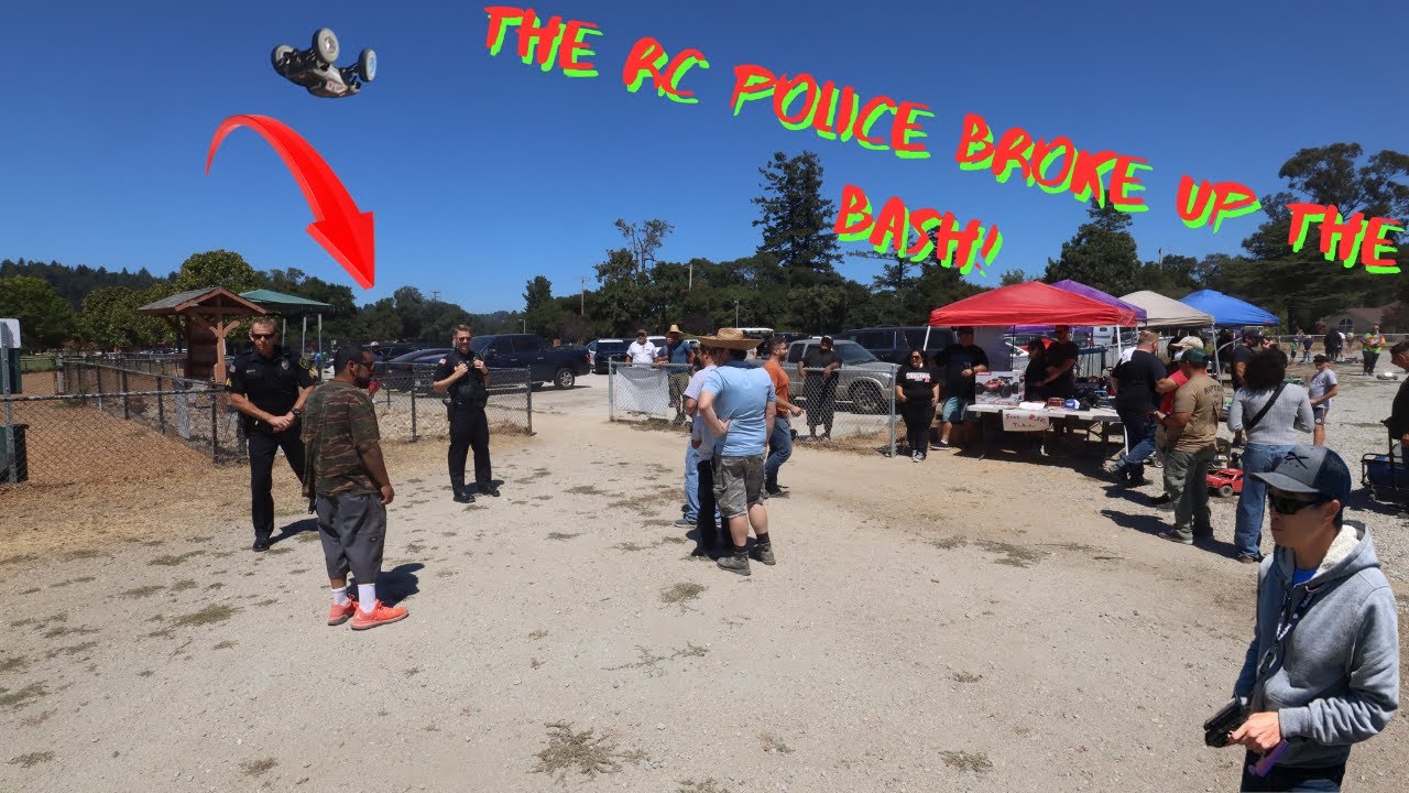 RC Police Break up the Long Jump Competition! *RC Enthusiast*
