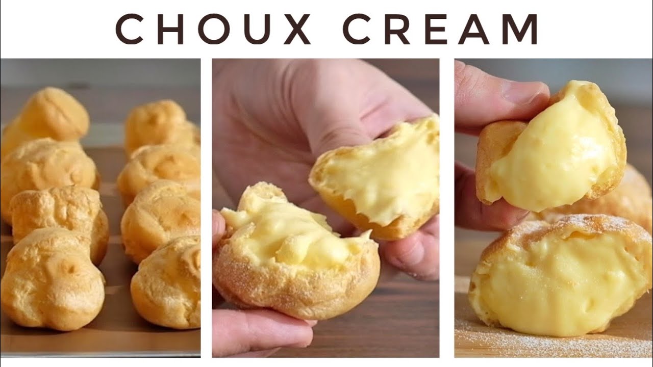 ชูครีม เอแคลร์ เปลือกบาง ฟูสุด นุ่มหนึบ ไส้คัสตาร์ดครีม ขายได้ตลอด Choux Cream ทำขนมกับเชฟโจ Ep.41