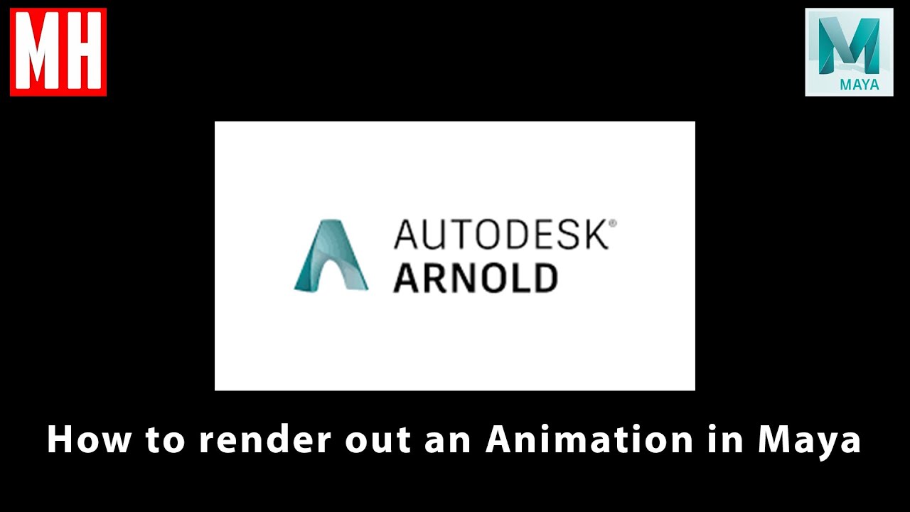 Как визуализировать анимацию в Maya 2020 с помощью Arnold