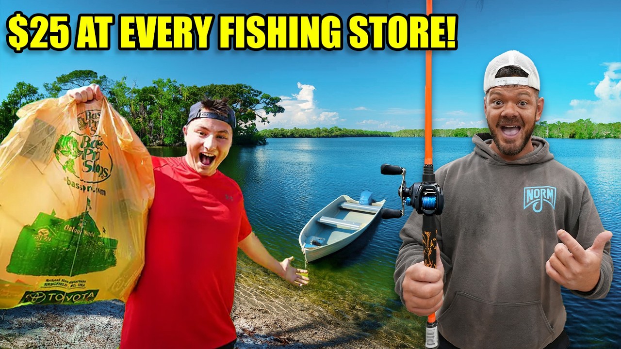 Spending $25 At EVERY Fishing Store!