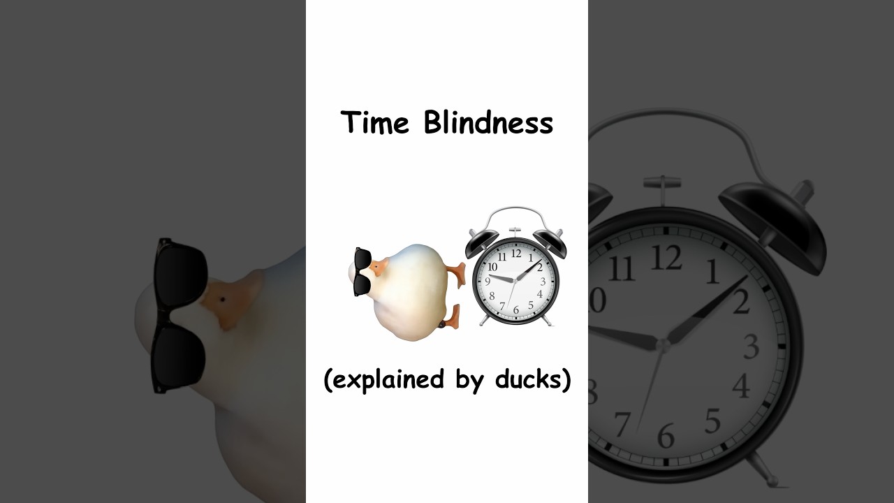 Time blindness (explained by ducks)