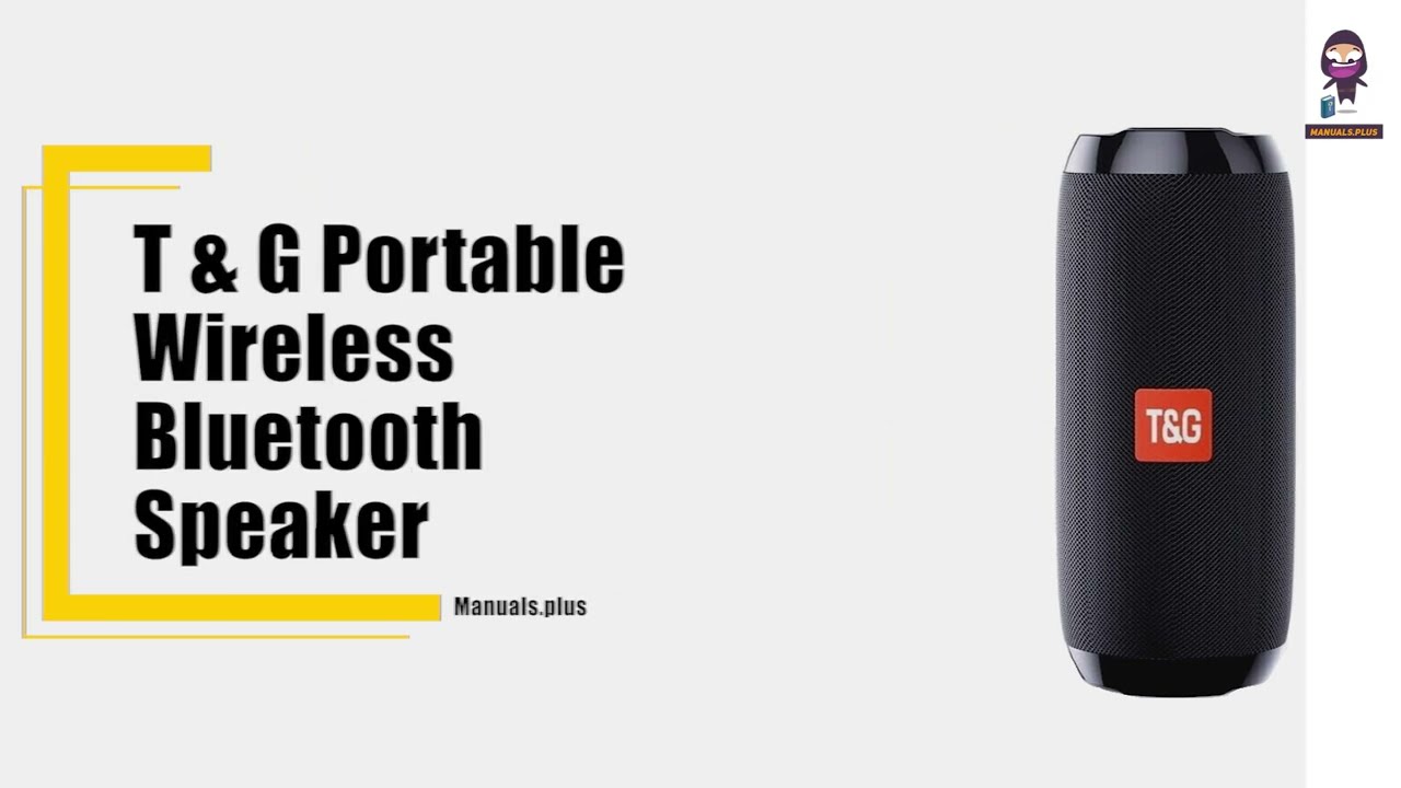 How to Use the T&G Portable Wireless Bluetooth Speaker | Full Instruction Manual