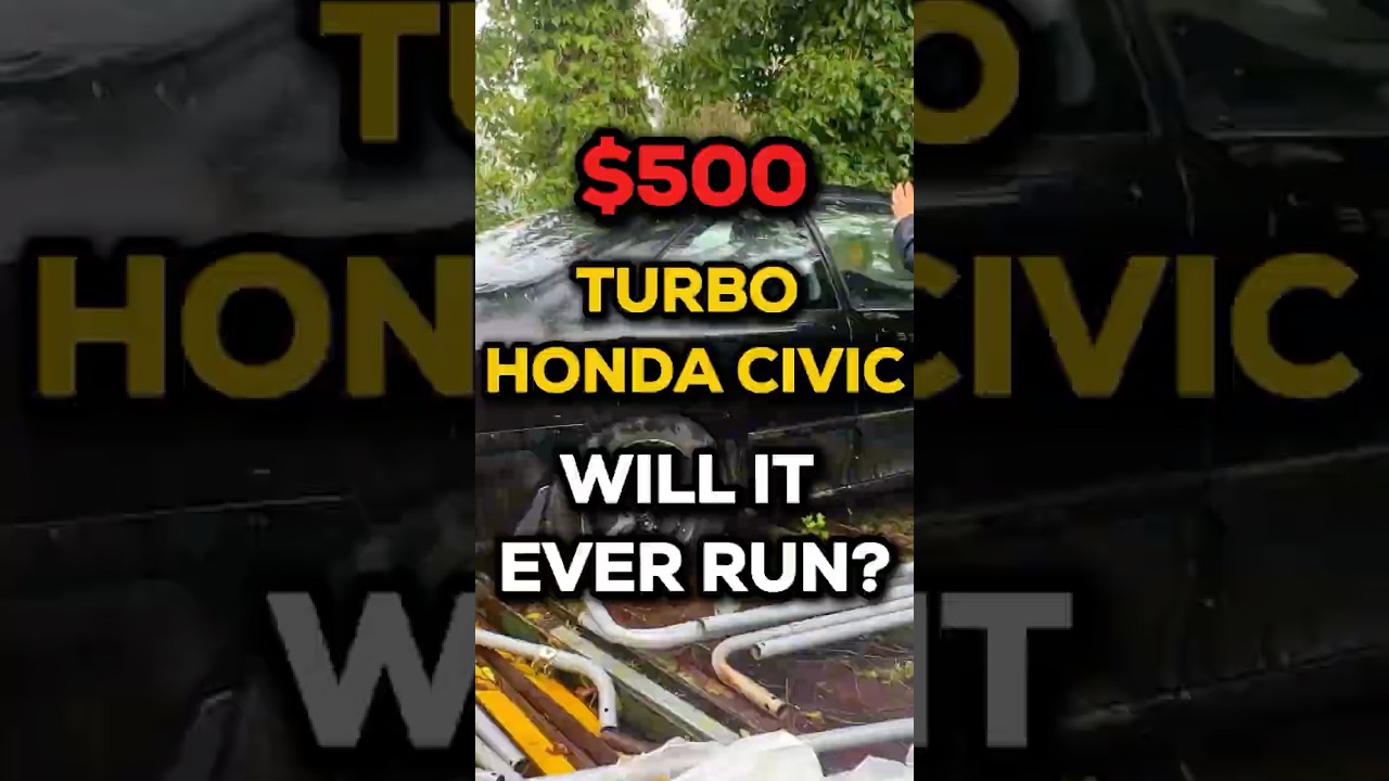 $500 Civic Challenge &mdash; Can It Finally Run Right  #fyp  #carlover#carprojects
