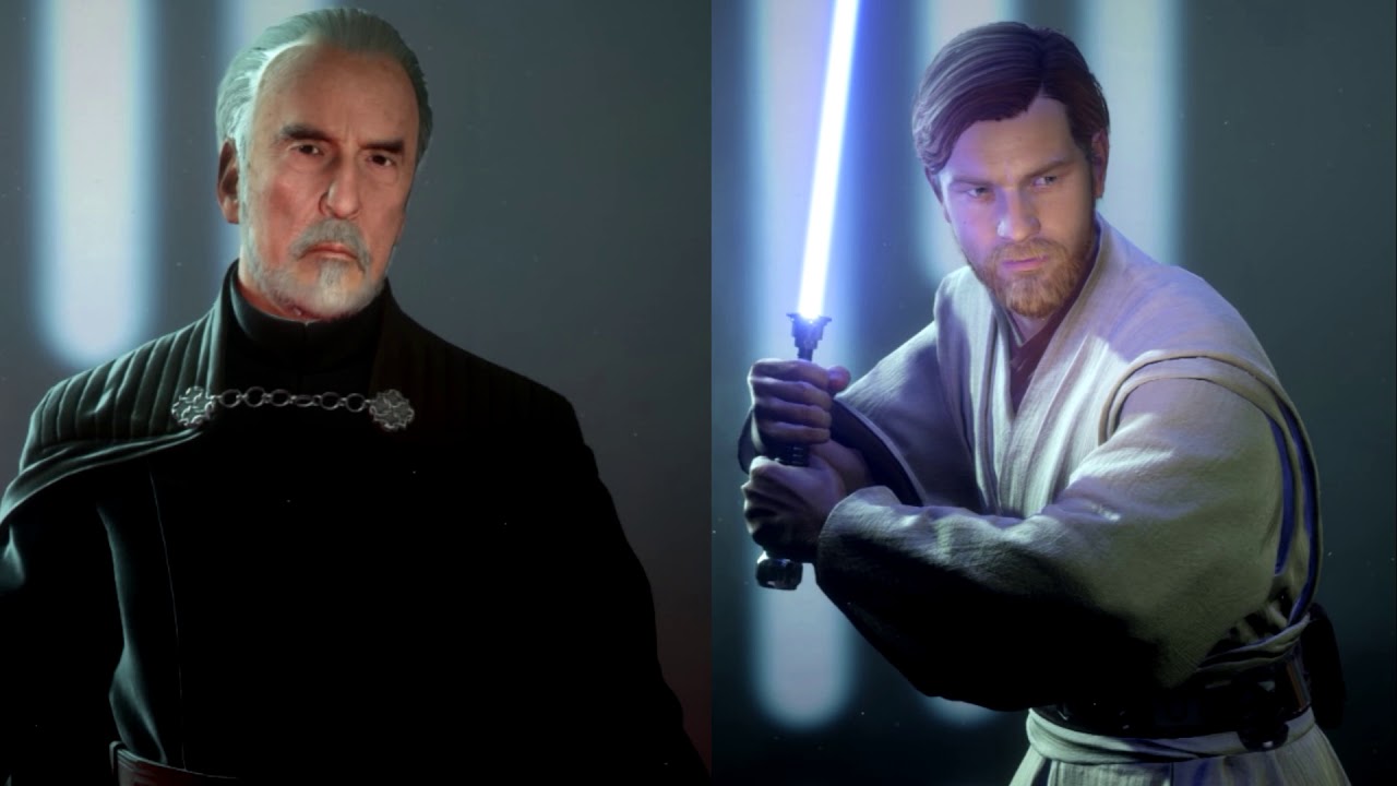 Star Wars Battlefront II Count Dooku/Obi Wan Kenobi Dialoge (Deutsch)