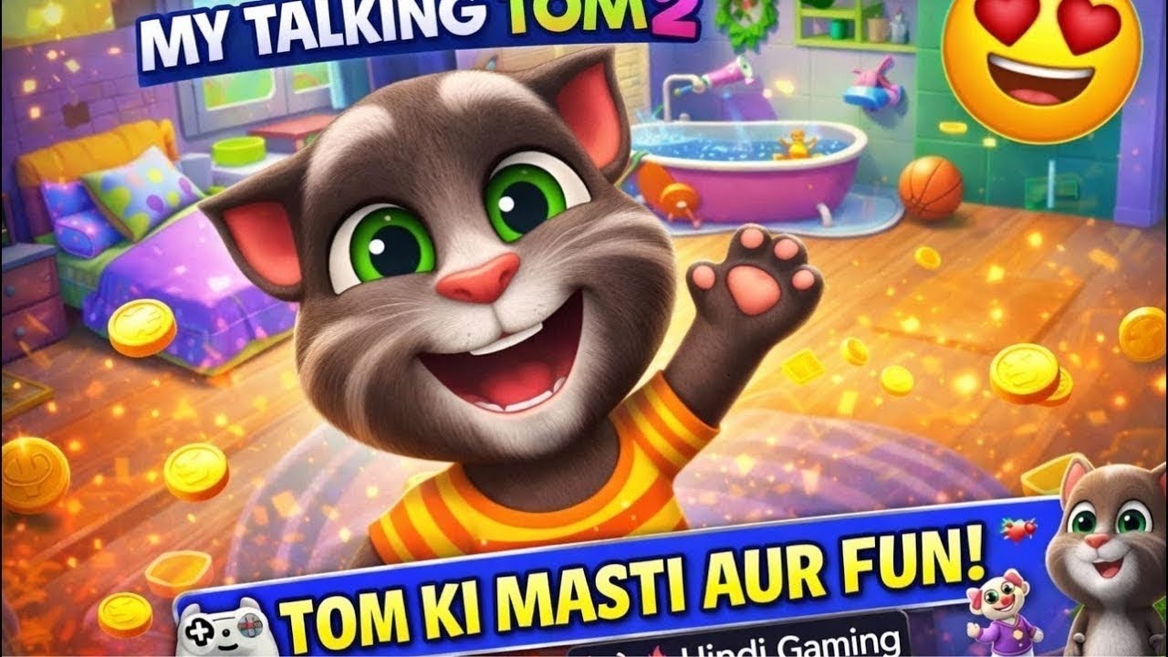 My talking tom 2 funny Game 🎮