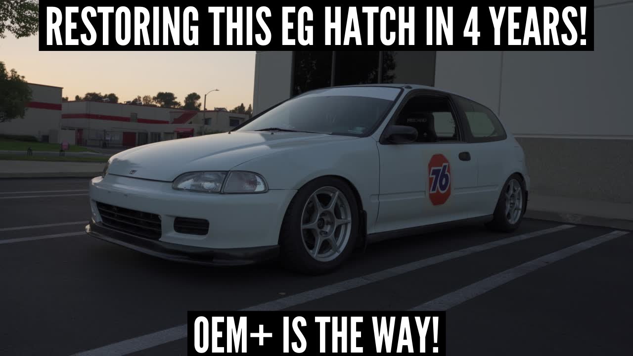 A 4-YEAR RESTORATION ON THIS EG HATCH! 1994 Honda Civic EG Hatch @eg6john