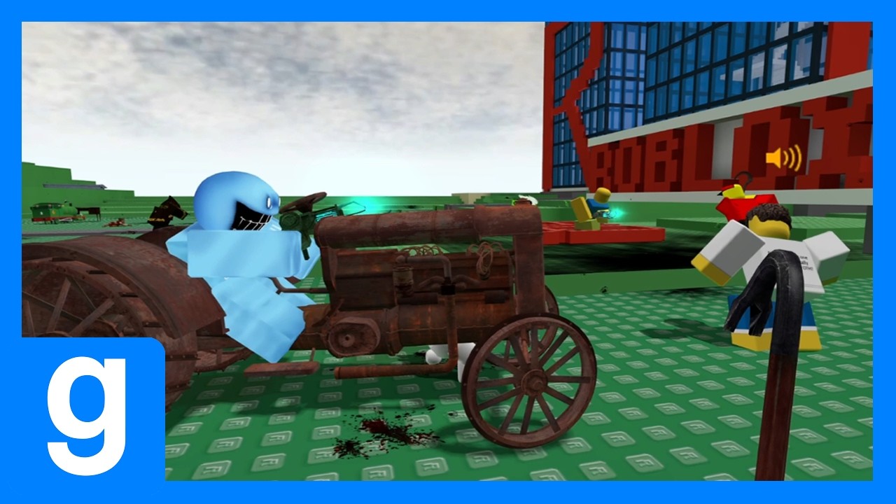 Garry's Mod: The Lambda Players Cause Trouble at Roblox HQ!