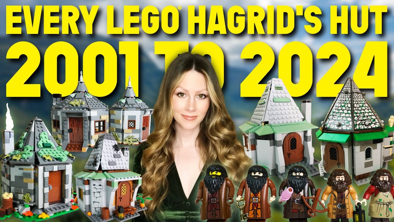 Масштаб каждой минифигурки: набор LEGO® Hagrid's Hut из серии Harry Potter 2001-2024