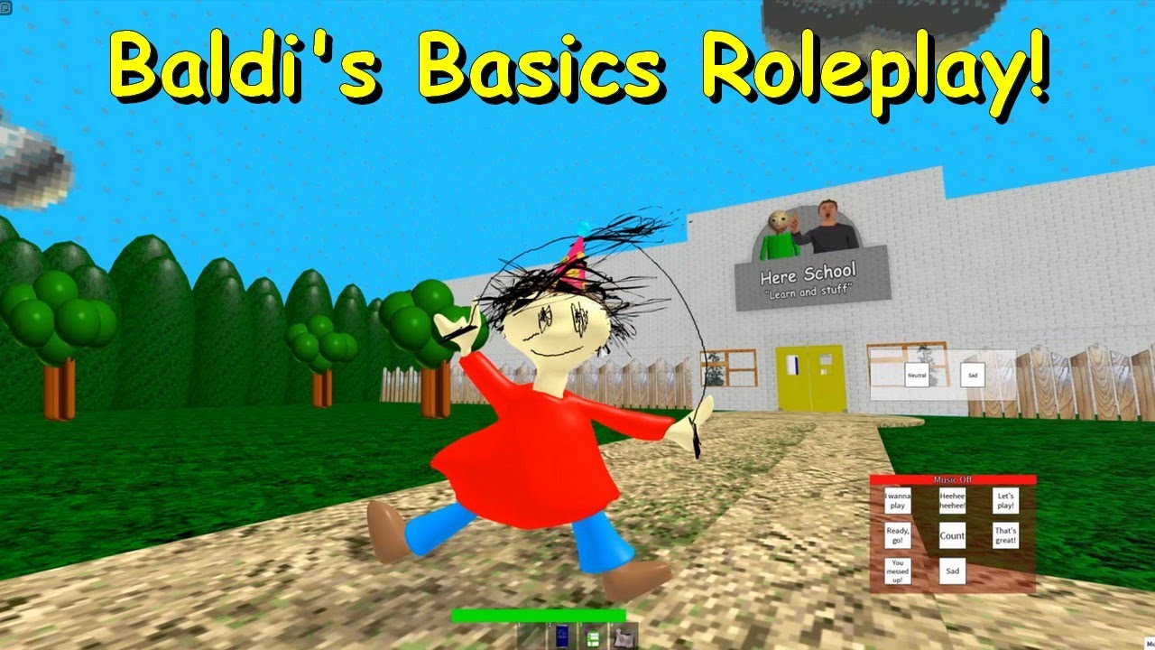 Baldi's Basics Roleplay! (Roblox Game)