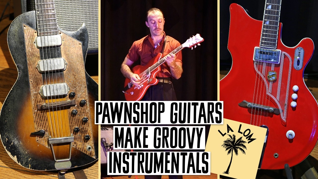 LA LOM's Vibey, Vintage Guitars with Zac Sokolow's 1960s National Val Pro & Kay Style Leader
