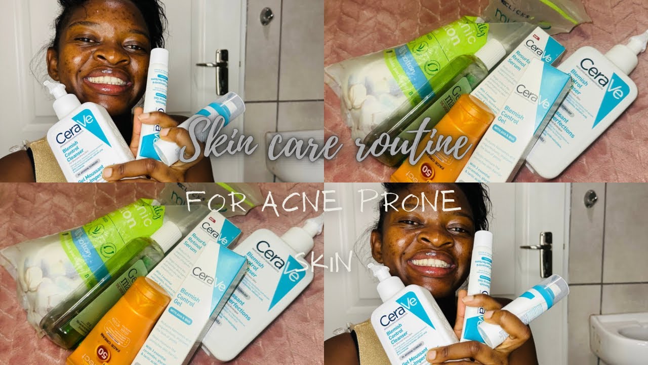 My morning and evening skin care routine|for Oily skin and Dark spots|cerave products prices&special
