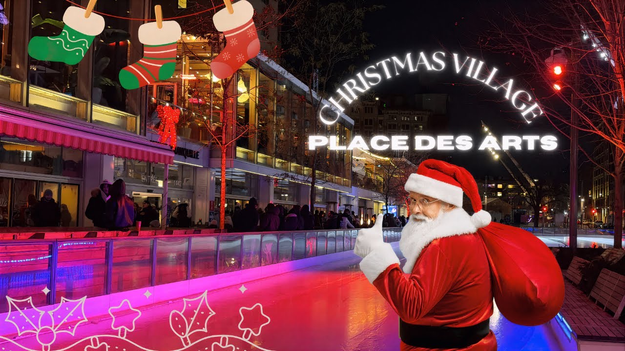 മോൺട്രിയൽ ക്രിസ്മസ് മാർക്കറ്റ് മാജിക് 🎄 | Christmas Market Montreal | Lights, Food & Festive Vibes