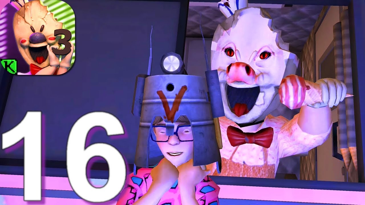 Ice Scream 3 - Gameplay Walkthrough Part 16 Rod Is A Piggy (Android,iOS)