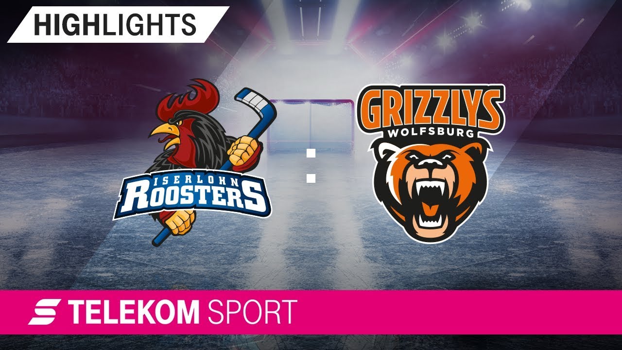 Iserlohn Roosters - Grizzlys Wolfsburg | 19. Spieltag, 18/19 | Telekom Sport