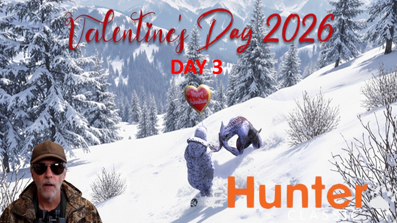 ❤️  theHunter Classic: Valentines Event 2026 - Day 3❤️ !triviainfo