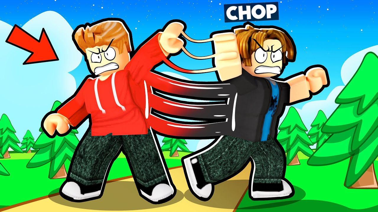 ROBLOX CHOP AND FROSTY STUCK TOGETHER IN PARKOUR OBBY